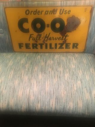 Vintage Co - Op Farm Sign