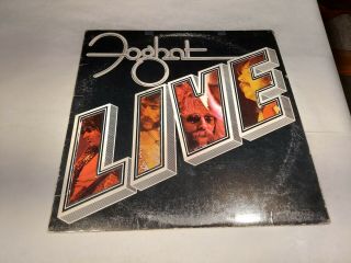 Foghat Live Vintage Vinyl (1977 Bearsville Records Lp)