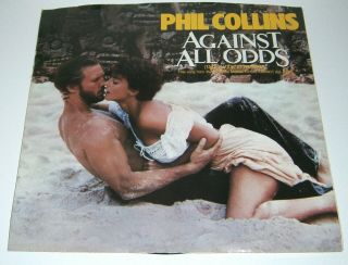 Vintage 45 Phil Collins,  Against All Odds W/ Picture Sleeve Atlantic 7 " Vinyl