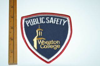 Il: Wheaton College Public Safety Patch