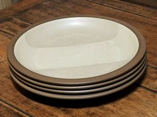 Vintage Heath Ceramics 11 1/2 " Birch Dinner Plates (4) California Pottery