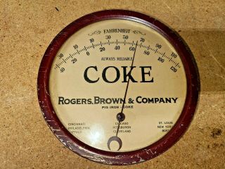 Rare Vintage Coke Thermometer -