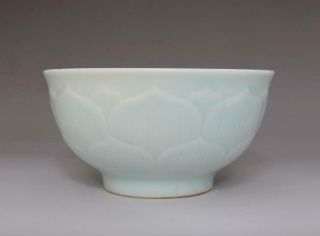 Old Rare Chinese Blue And White Porcelain Phoenix Bowl (e125)