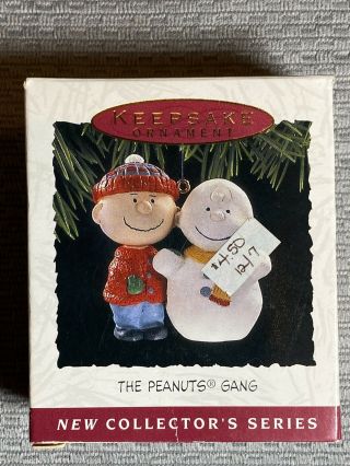 Hallmark Keepsake Ornament The Peanuts Gang 1st In Series 1993 Charlie Brown