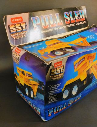 Vintage Playskool 1984 SST Size Trucks Pull Sled 2