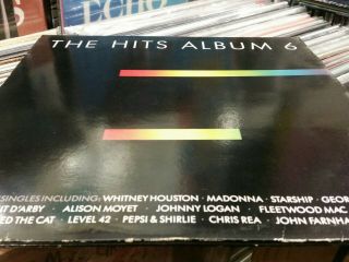 The Hits Album 6 - G/f Double Lp Album Vinyl Record Artists 1987
