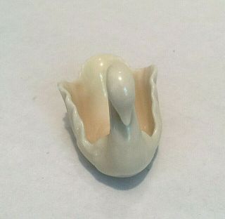 Lenox Ivory Porcelain - To The Bride - Small Swan Ring Holder - 2.  5 "