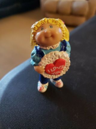 Cabbage Patch Doll Pvc Figure I Love You Blonde Hair