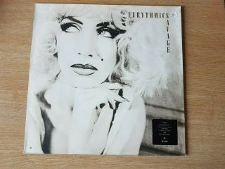 Eurythmics Savage Vinyl Lp With Poster