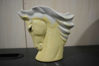 Vintage Acme Ware Horse Head Vase Planter