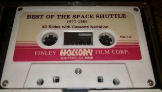 BEST OF THE SPACE SHUTTLE 1977 - 1984 Finley Holiday Cassette Tape Color Slides 2