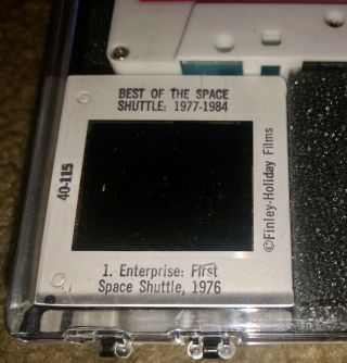 BEST OF THE SPACE SHUTTLE 1977 - 1984 Finley Holiday Cassette Tape Color Slides 3