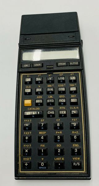 Vintage Rpn Hp Hewlett Packard 41 Cx Scientific Calculator & Card Reader