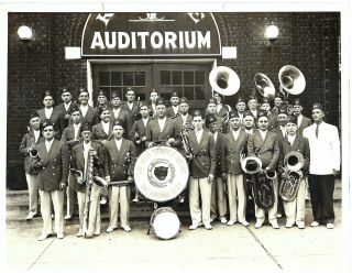 Oklahoma City Dramatic Order Khorrassan Band Photograph 1942 Knights Of Pythias
