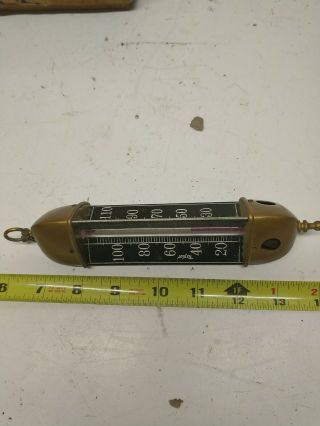 Antique/Vintage TAYLOR Chandelier 3 Sided Hanging Thermometer 