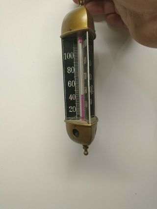 Antique/Vintage TAYLOR Chandelier 3 Sided Hanging Thermometer 