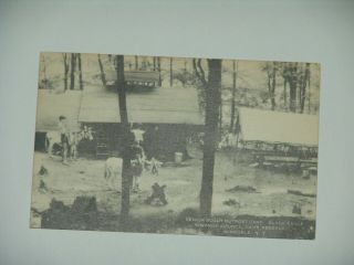Scout Postcard - Siwano Council Senior Scout Outpost Camp - Wingdale Ny