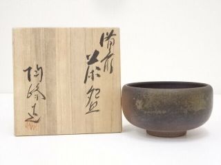 5000241: Japanese Tea Ceremony Bizen Ware Tea Bowl By Toho Kimura / Chawan