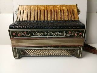 Vintage Angelo Ruffini 120/42 Full - Size Piano Accordion For Repair