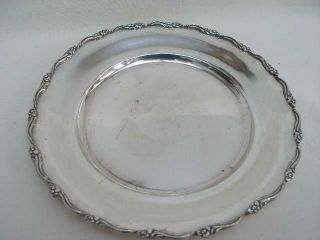 20thc Middle Eastern Hallmarked Solid Silver Side Plate.