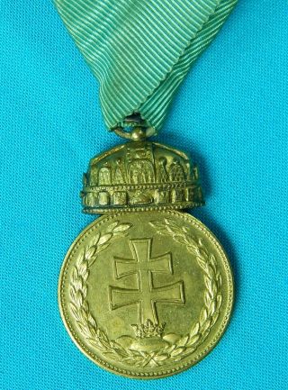 Antique Vintage Old Hungarian Hungary 1922 Medal Order Badge