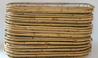 Vintage Bamboo Trays Tiki Bar Bed Tv Serving 16 Large 19 " X 13 "