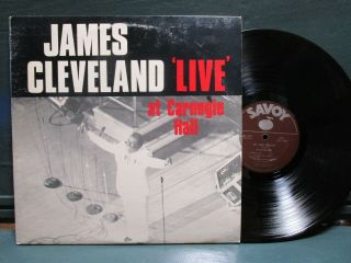 James Cleveland " Live " At Carnegie Hall 2 Vinyl Lp 