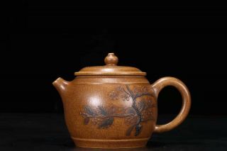 Chinese Yixing Zisha Clay Handmade Exquisite Teapot 13253