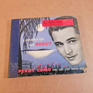 Perry Como ‎– A Sentimental Date With Perry Rca Victor ‎– P 187 (4) Shellac 10 "
