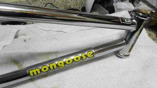 1983 Mongoose Expert BMX Frame Vintage Old School Loop - tail Pro Class 3