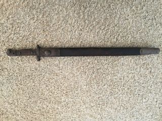 Antique Vintage Wwi 1907 Wilkinson Bayonet W/scabbard