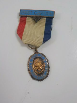Vintage Sons Of The American Legion Past Captain Enameled Badge Medal Pin