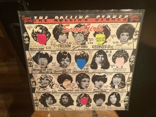 The Rolling Stones Some Girls 1978 Rs Records Coc 39108 1st Press Lp Strong Vg,