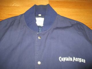 Vintage CAPTAIN MORGAN - SPICED RUM Embroidered Button - Down (XL) Jacket 3