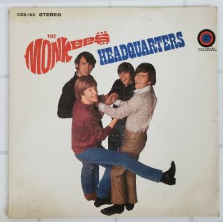 1967 The Monkees Headquarters 33 Rpm Lp Record