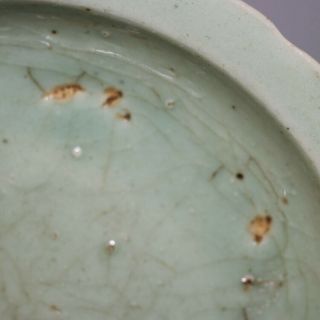 Chinese Old Longquan Kiln Celadon Crackle Glaze Porcelain Plate 3