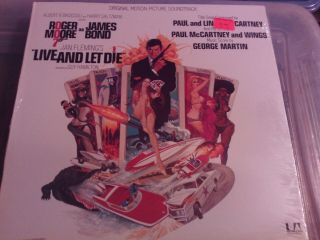 Factory Vintage Album James Bond Movie Soundtrack Live And Let Die