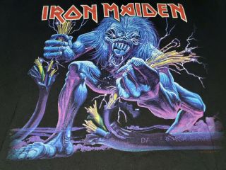 Rare Iron Maiden 1999 Vintage Xl Tour T - Shirt 2 Sided