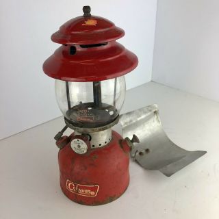 Vintage 1967 Coleman Red Lantern - Model 200a Sunshine Of The Night