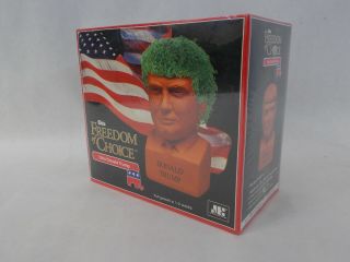 Chia Pet Donald Trump,  Decorative Pottery Planter,  Freedom Of Choice,  Easy To.