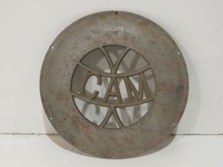Vintage Metal Cam Emblem Fire Truck Siren Cover Collectible Rare