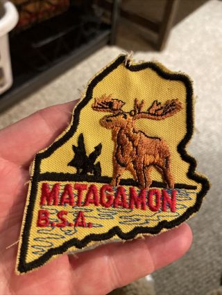 Boy Scout Patch - Maine National High Adventure Area Matagamon