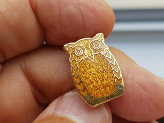 Girl Guides,  Tawny Owl,  Brownies Vintage Metal Pins (4) 3