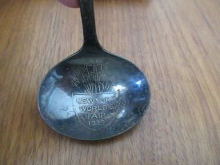 1939 York World ' s Fair Ladle Spoon George Washington National Silver Co. 2