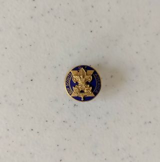 1920 - 1964 10 Year Veteran Gold Filled Pin Boy Scouts Of America Bsa
