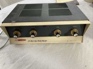 Vintage Heathkit Aa - 181 25 Watt Tube Integrated Amplifier Mono Powers Up