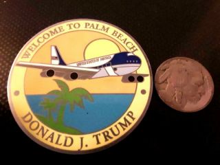 U.  S.  Air Force One President Trump To Palm Beach Challenge Coin