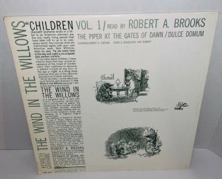 Wind in the Willows LP Vinyl Kenneth Grahame,  Robert A Brooks,  Eric Von Shmidt 2