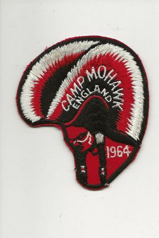 Camp Mohawk / England - 1964 Camp Patch - Boy Scout Bsa A121/1 - 24