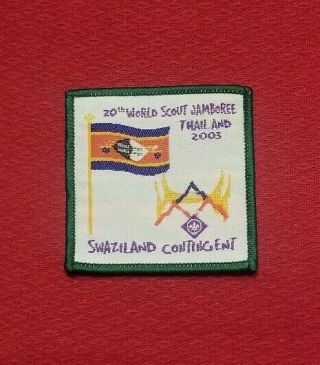 2003 Swaziland Scouts Contingent Patch 20th World Jamboree